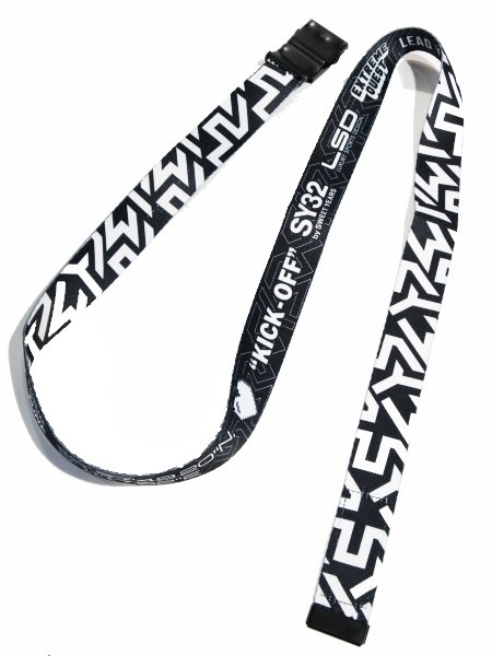 SY32 by SWEET YEARS「DOUBLE-SIDE GRAPHIC BELT-11562G」BLACK