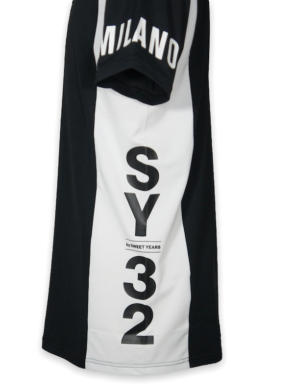 SY32 by SWEET YEARS��ACTIVE ZIP SIHRT��BLACK