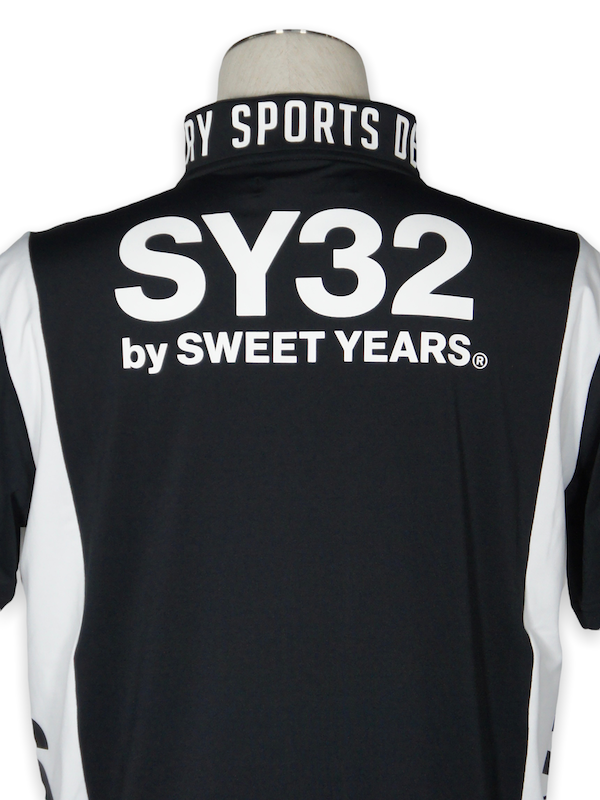 SY32 by SWEET YEARS��ACTIVE ZIP SIHRT��BLACK