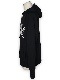 SY32 by SWEET YEARS��MIX LOGO P/O HOODIE��BLACK
