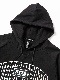 SY32 by SWEET YEARS��MIX LOGO P/O HOODIE��BLACK