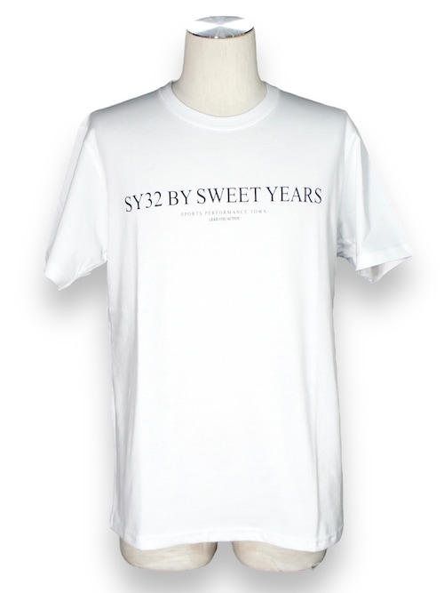 40%OFF T����� �ۥ磻�� SANS SERIF LOGO TEE 13424J WHITE SY32 by SWEET YEARS �����磻�����ƥ��ȥ��Х����������ȥ��䡼��