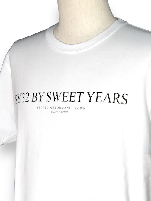40%OFF T����� �ۥ磻�� SANS SERIF LOGO TEE 13424J WHITE SY32 by SWEET YEARS �����磻�����ƥ��ȥ��Х����������ȥ��䡼��