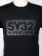 T����� BOX LOGO TEE BLACK��BLACK Y32 by SWEET YEARS
