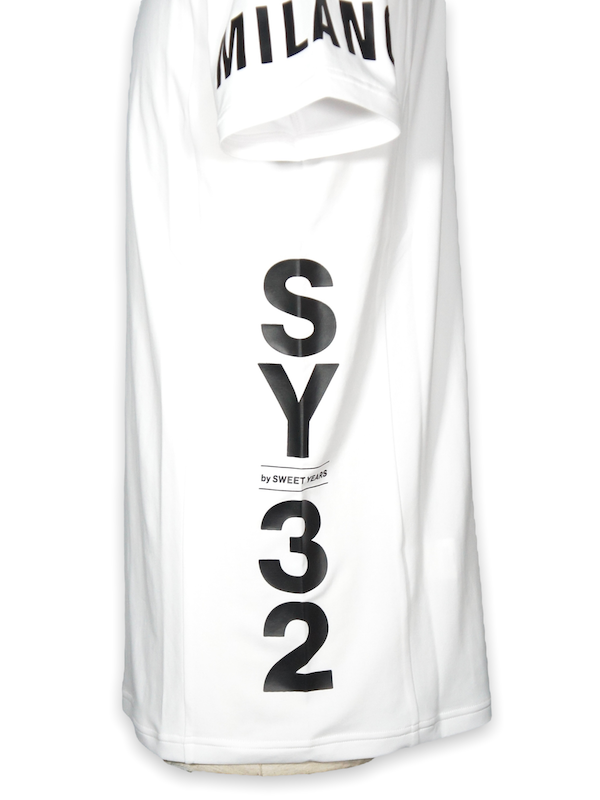 SY32 by SWEET YEARS��ACTIVE ZIP SIHRT��WHITE