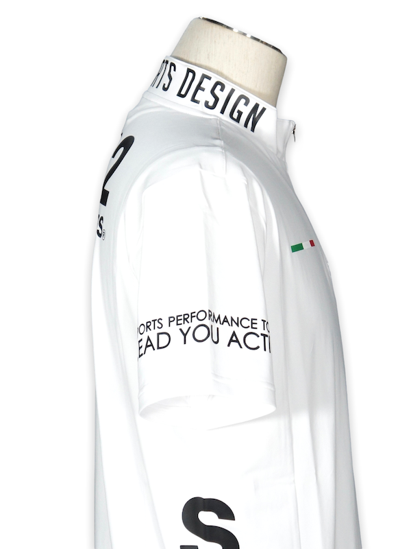 SY32 by SWEET YEARS��ACTIVE ZIP SIHRT��WHITE