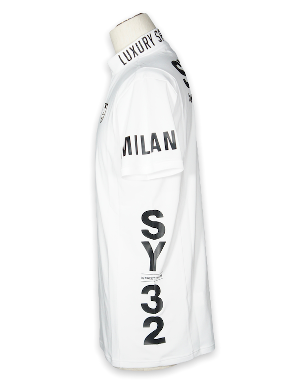 SY32 by SWEET YEARS��ACTIVE ZIP SIHRT��WHITE