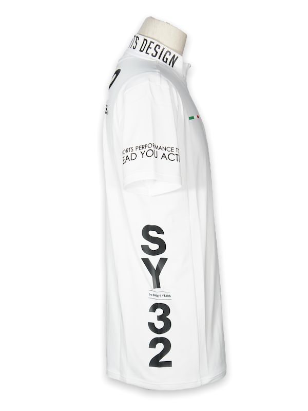SY32 by SWEET YEARS��ACTIVE ZIP SIHRT��WHITE