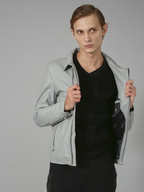 5351POUR LES HOMMES「【定番人気】セミダブルライダース」モカ【5351