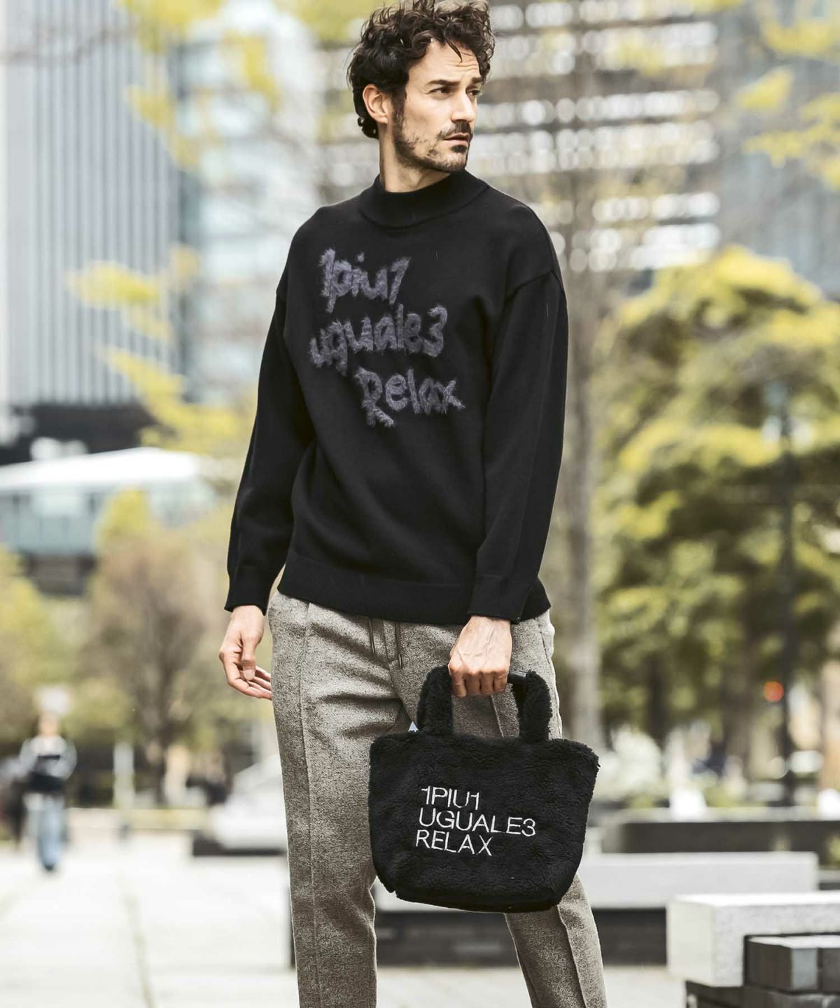 �ܥ��ߥ˥ȡ��ȥХå� �֥�å� 1PIU1UGUALE3 RELAX ���Υԥ����Υ���������ȥ� ���å���