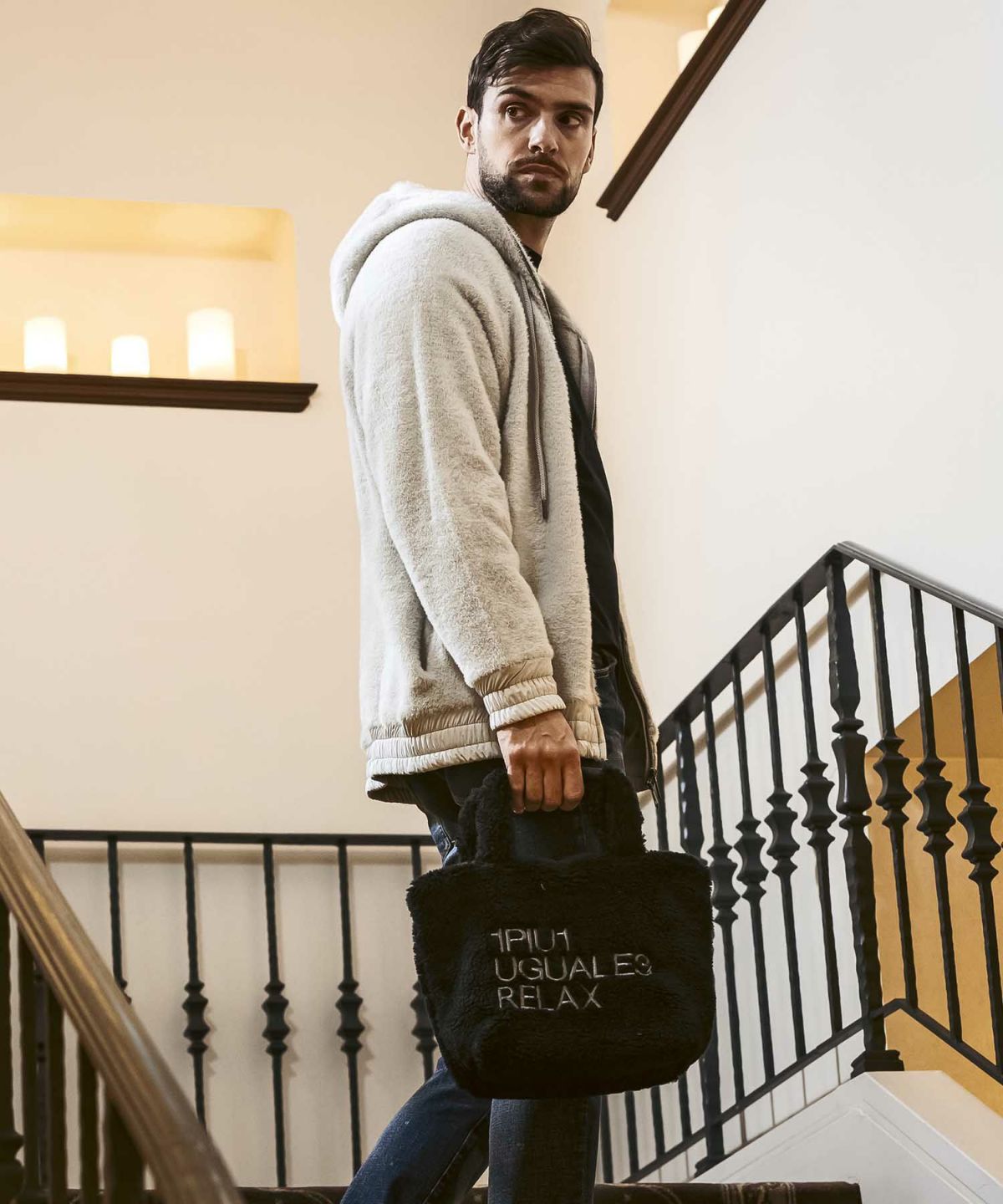 �ܥ��ߥ˥ȡ��ȥХå� �֥�å� 1PIU1UGUALE3 RELAX ���Υԥ����Υ���������ȥ� ���å���