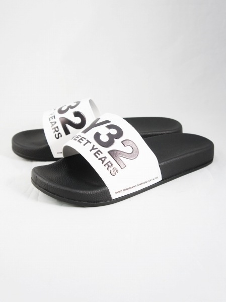 SY32 by SWEET YEARS��SHOWER SANDALS (LOGO)��BLACK