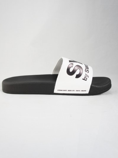 SY32 by SWEET YEARS��SHOWER SANDALS (LOGO)��BLACK