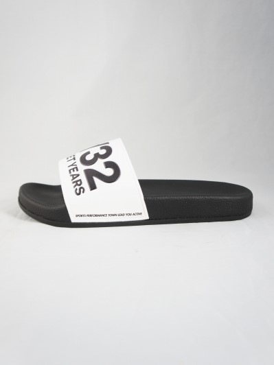 SY32 by SWEET YEARS��SHOWER SANDALS (LOGO)��BLACK