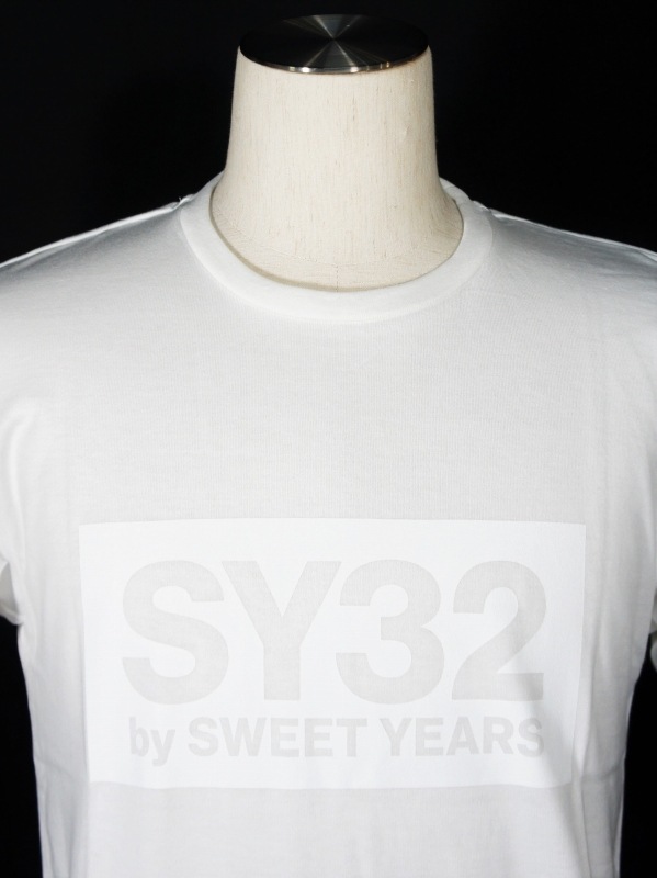 40%OFF T����� BOX LOGO TEE WHITE��WHITE SY32 by SWEET YEARS