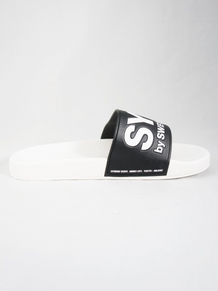 SY32 by SWEET YEARS��SHOWER SANDALS (LOGO)��WHITE