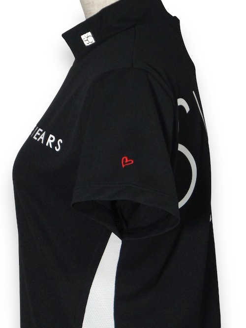 ��ǥ����� ��å��ͥå�36G DOT HALF MOCK BLACK SY32 by SWEET YEARS GOLF