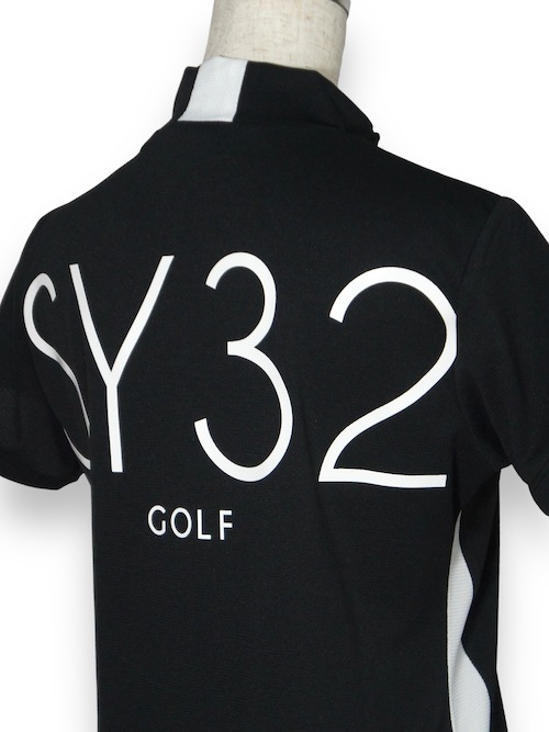 ��ǥ����� ��å��ͥå�36G DOT HALF MOCK BLACK SY32 by SWEET YEARS GOLF