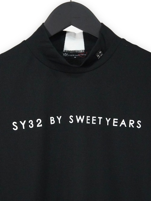 ��ǥ����� ��å��ͥå�36G DOT HALF MOCK BLACK SY32 by SWEET YEARS GOLF