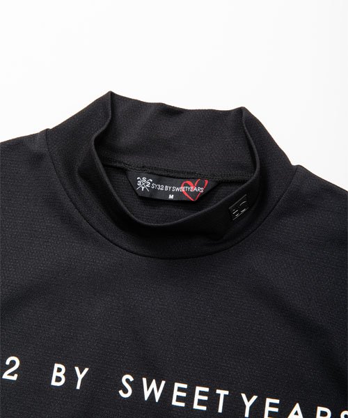 ��ǥ����� ��å��ͥå�36G DOT HALF MOCK BLACK SY32 by SWEET YEARS GOLF