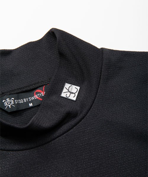 ��ǥ����� ��å��ͥå�36G DOT HALF MOCK BLACK SY32 by SWEET YEARS GOLF