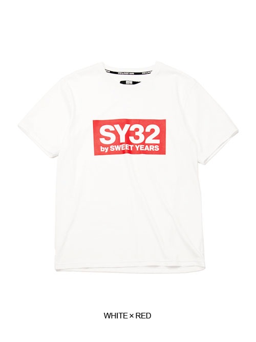 40%OFF T����� BOX LOGO TEE WHITE��RED SY32 by SWEET YEARS