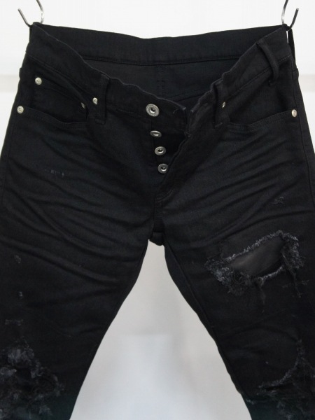 専用 00s 5351 Pour Les femmes ブラックデニム 2 00s 5351 Pour Les femmes レザー切替 ブラックデニム 2（00s