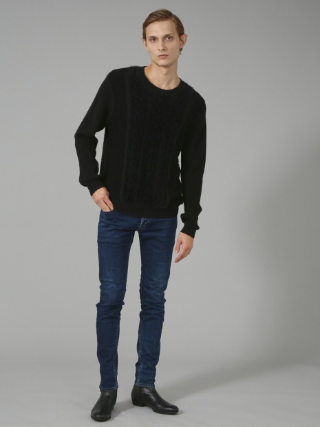 30%OFF ����ӥ͡�����󥯥롼�ͥå��˥å� �֥�å� 5351POUR LES HOMMES 5351�ס��롦����