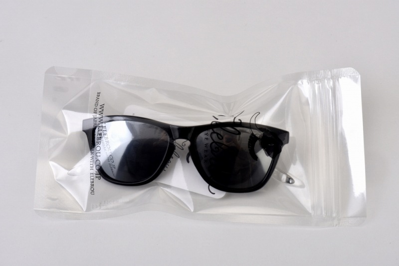 ELEBROU eyewear�֡ڥ������ա�No.286 Fiji Neck style Sunglasses ( Polarized/�и��ߥ顼��󥺻���)��BLACK