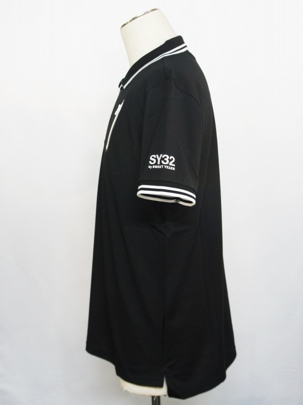 50%OFF SY32 by SWEET YEARS��FUNCTION POLO�� BLACK