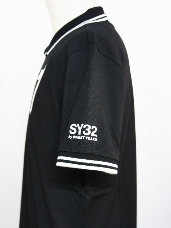 50%OFF SY32 by SWEET YEARS��FUNCTION POLO�� BLACK
