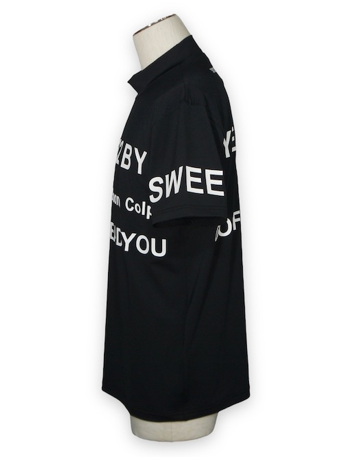 SY32 by SWEET YEARS�֡�GOLF��ASYMMETRY STRETCH MOCK�� BLACK
