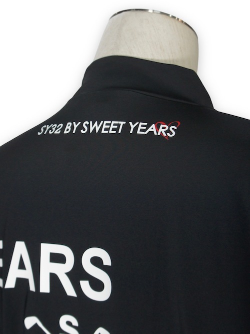 SY32 by SWEET YEARS�֡�GOLF��ASYMMETRY STRETCH MOCK�� BLACK