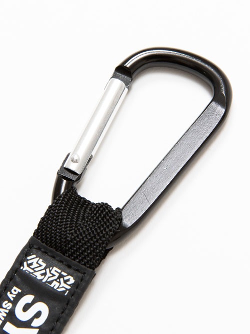 SY32 by SWEET YEARS��CARABINER KEY STRAP��BLACK