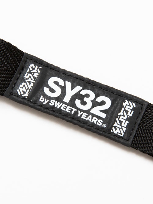SY32 by SWEET YEARS��CARABINER KEY STRAP��BLACK