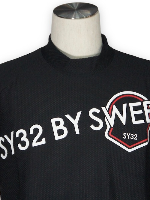 ��å��ͥå� SYG EMBLEM LOGO MOCK�� BLACK SY32 by SWEET YEARS GOLF