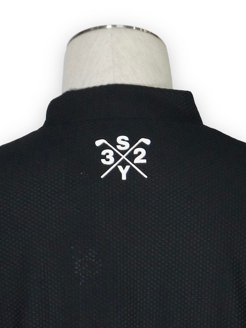 ��å��ͥå� SYG EMBLEM LOGO MOCK�� BLACK SY32 by SWEET YEARS GOLF