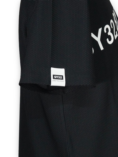 ��å��ͥå� SYG EMBLEM LOGO MOCK�� BLACK SY32 by SWEET YEARS GOLF