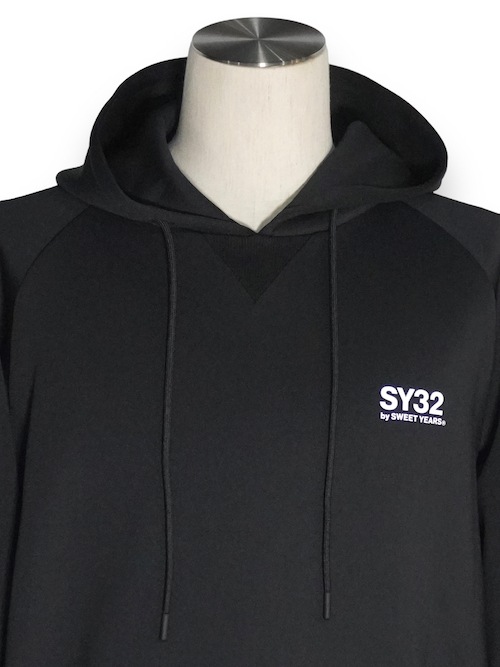 PO�ա��ǥ��� DOUBLE KNIT BASIC P/O HOODIE 13493 BLACK SY32 by SWEET YEARS �����磻�����ƥ��ȥ��Х����������ȥ��䡼��