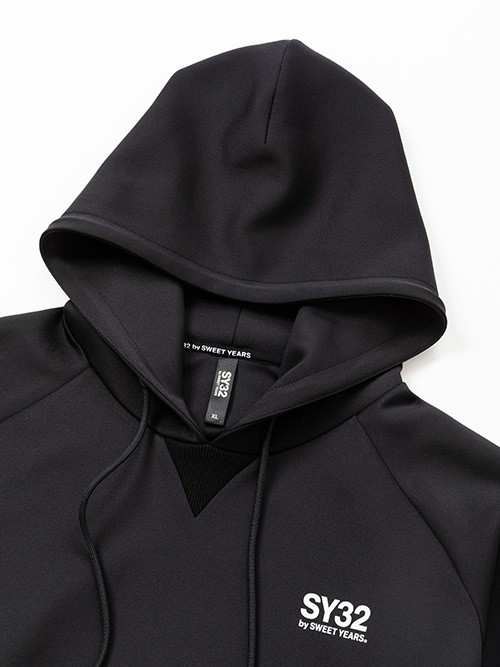 PO�ա��ǥ��� DOUBLE KNIT BASIC P/O HOODIE 13493 BLACK SY32 by SWEET YEARS �����磻�����ƥ��ȥ��Х����������ȥ��䡼��