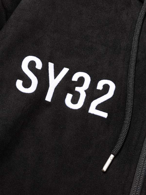 ZIP�ա��ǥ��� ESTER SUEDE ZIP HOODIE BLACK SY32 by SWEET YEARS �����磻�����ƥ��ȥ��Х����������ȥ��䡼��