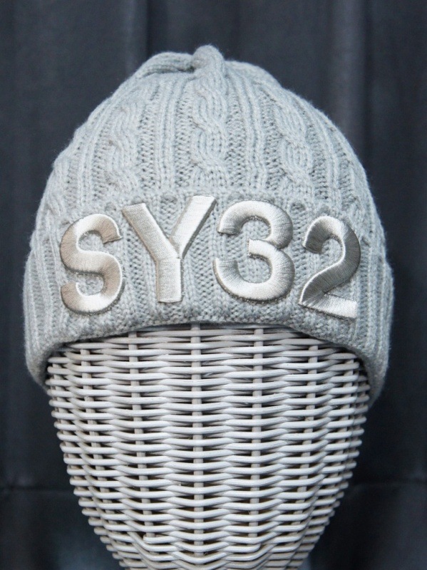 SY32 by SWEET YEARS��3D LOGO CABLE KNIT CAP��GRAY�ڥ����磻�����ƥ��ȥ��Х����������ȥ��䡼�����˥åȥ���åס����졼��