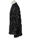 eofm��regular collar long shirts linen stripe��BLACK�ڥ����ե��