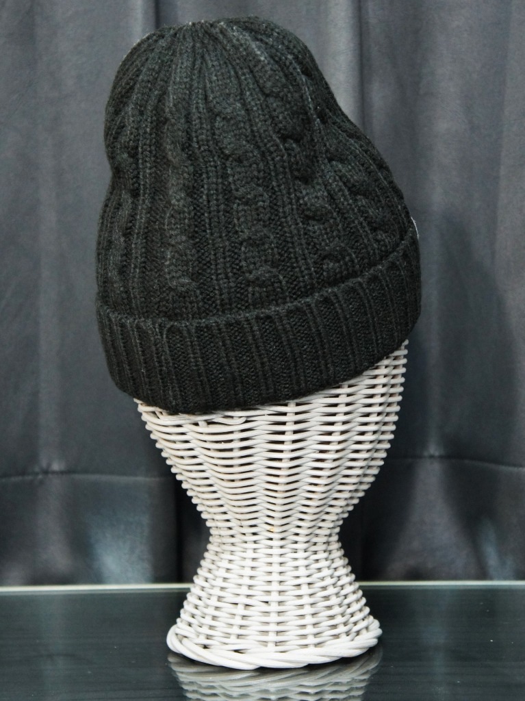 SY32 by SWEET YEARS��3D LOGO CABLE KNIT CAP��BLACK��WHITE�ڥ����磻�����ƥ��ȥ��Х����������ȥ��䡼�����˥åȥ���åס��֥�å��ߥۥ磻�ȡ�
