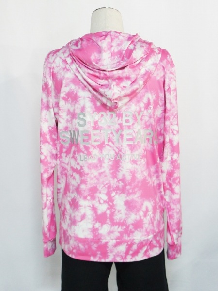 50%OFF åץѡSY32 by SWEET YEARSRUSH GUARD ZIP HOODIEPINK
