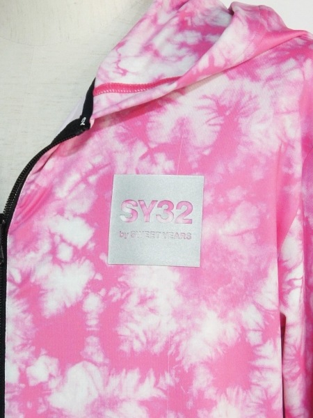 50%OFF åץѡSY32 by SWEET YEARSRUSH GUARD ZIP HOODIEPINK