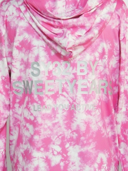 50%OFF åץѡSY32 by SWEET YEARSRUSH GUARD ZIP HOODIEPINK