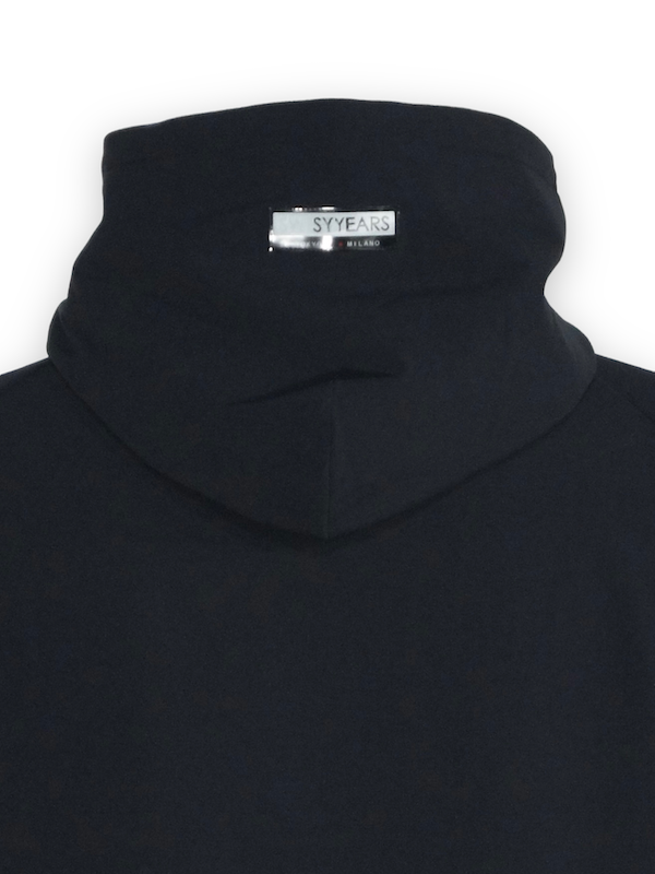 SY32 by SWEET YEARS��STORM FLEECE HOODIE��BLACK