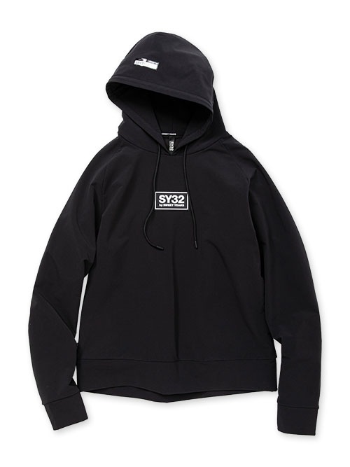SY32 by SWEET YEARS��STORM FLEECE HOODIE��BLACK