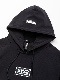 SY32 by SWEET YEARS��STORM FLEECE HOODIE��BLACK